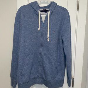 Tommy Hilfiger Zip-up Blue Hoodie